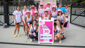 Podiatrist Breast Cancer Walk Team Support